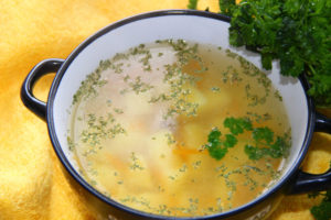 Вермишелевый суп с индейкой
