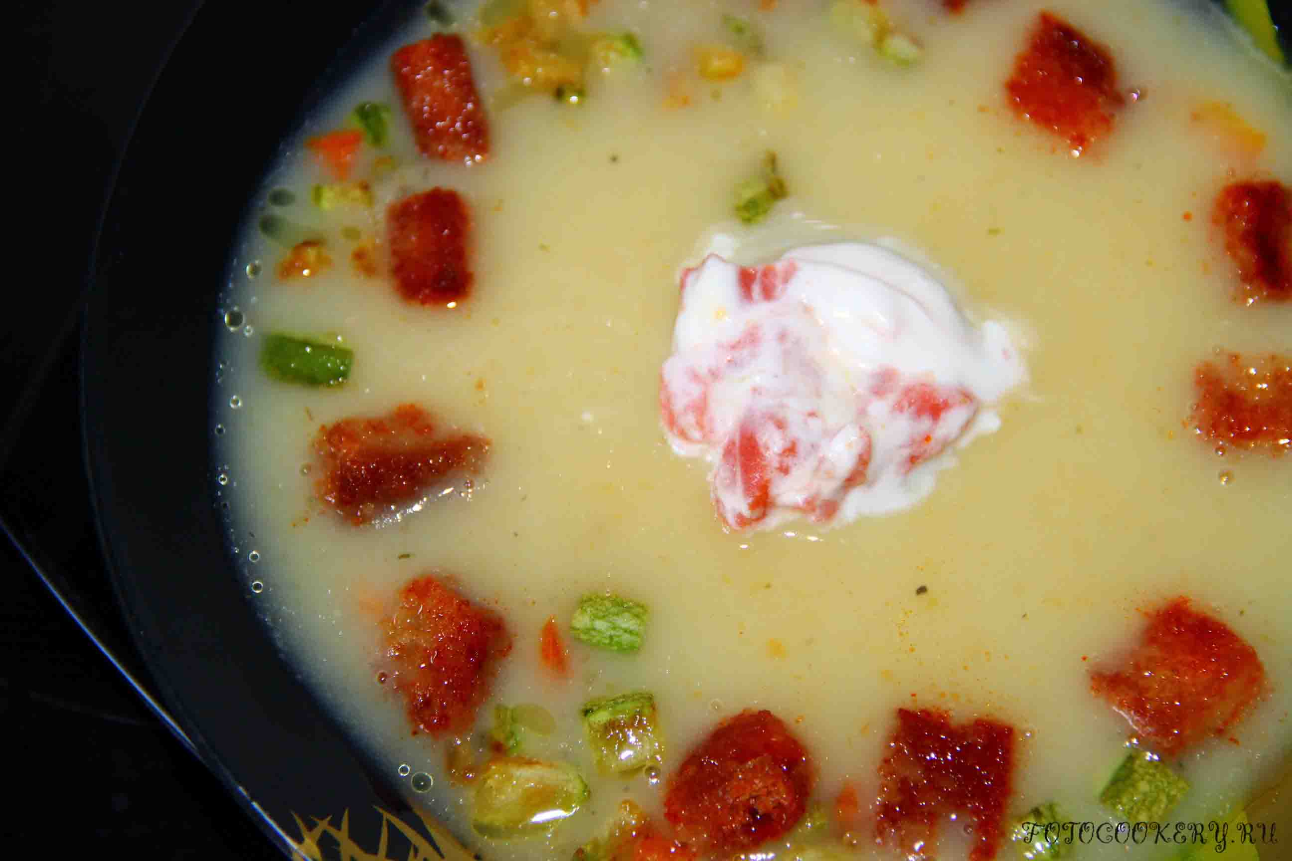 крем-суп со сливками