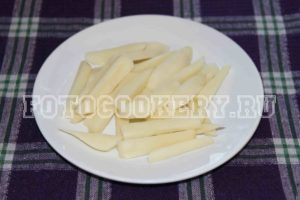 картофель бруски