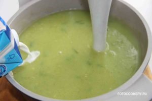 Кабачковый суп с брокколи