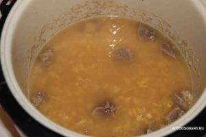 Суп гороховый с говядиной рецепт в мультиварке