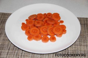 морковь колечки