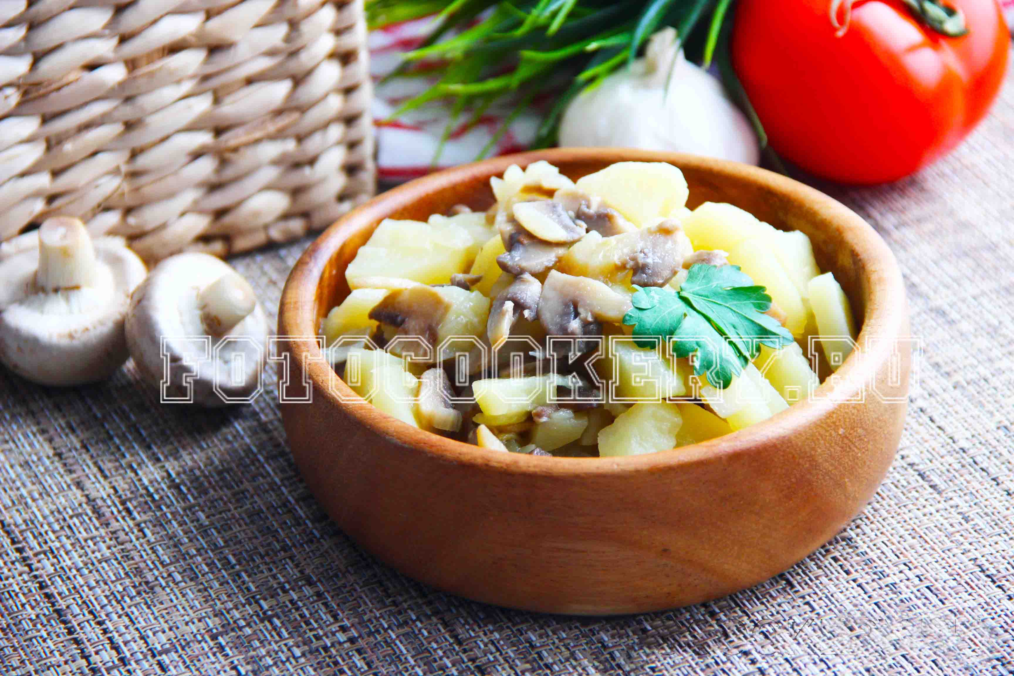 жаркое из картофеля с грибами