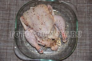 фаршированный цыпленок
