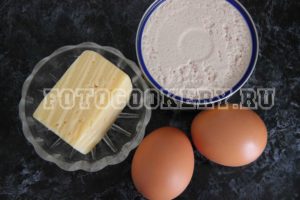 Тарталетки с печенью трески и яйцом