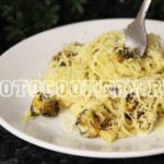 мидии +в сливочном соусе со спагетти рецепт